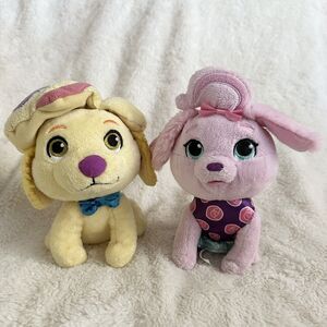 Fisher Price Nickelodeon Sunny Day Lot Of 2 Rosie Doodle Puppy Dog Plush Viacom